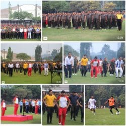 Olahraga Bersama TNI-Polri dan Forkopimda Perkuat Sinergitas di Wilayah Kogartap II/Bandung