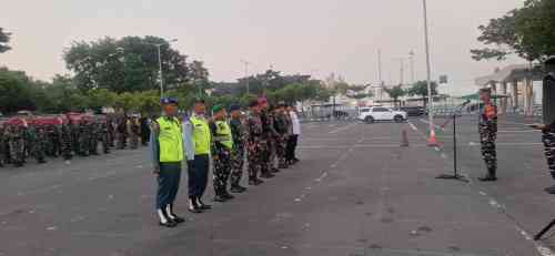 Surabaya-Sidoarjo-Gresik Jadi Fokus Pengamanan, Korem 084/BJ Gelar Apel VVIP Wapres RI