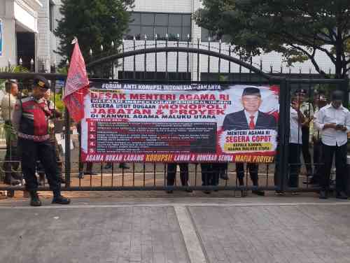 Tuntut Investigasi, Massa Aksi Singgung Dugaan Penyimpangan Dana Pendidikan di Halmahera Selatan