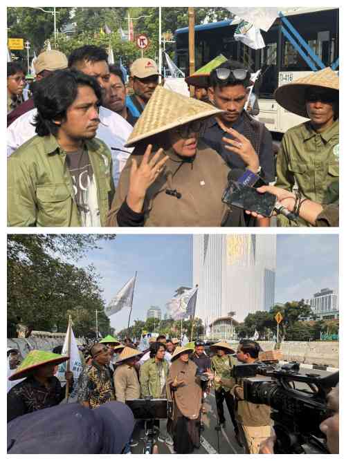 Aksi Petani di Monas, Soroti Kriminalisasi dan Konflik Lahan di Daerah