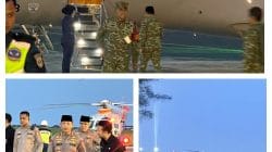 Aparat Gabungan TNI-Polri Siaga Penuh di Bandara Juanda Saat Keberangkatan VVIP Aparat Gabungan TNI-Polri Siaga Penuh di Bandara Juanda Saat Keberangkatan VVIP