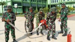 Kodim 0906/Kkr Gelar Latihan Penanggulangan Kebakaran, Asah Kesiapsiagaan Prajurit Kodim 0906/Kkr Gelar Latihan Penanggulangan Kebakaran, Asah Kesiapsiagaan Prajurit