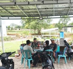 Demi Menjalin Hubungan Baik, Babinsa Giripurwa Komsos Dengan Warga Binaan
