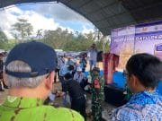 Peduli Pendidikan, Babinsa Buluminung Dampingi Peletakan Batu Pertama Kolese Xaverius