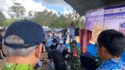 Peduli Pendidikan, Babinsa Buluminung Dampingi Peletakan Batu Pertama Kolese Xaverius