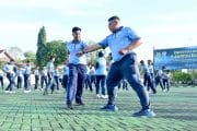 Perkuat Fisik, Mental, dan Kesiapsiagaan, Personel Lanud Sjamsudin Noor Asah Kemampuan Bela Diri Taktis