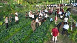 Dandim 0913/PPU Dampingi Gubernur Kaltim Tanam Perdana Kelapa Genjah
