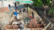Wujudkan Pembangunan Wilayah, Babinsa Koramil 03/Babulu Kebut Pembangunan Jembatan Garuda