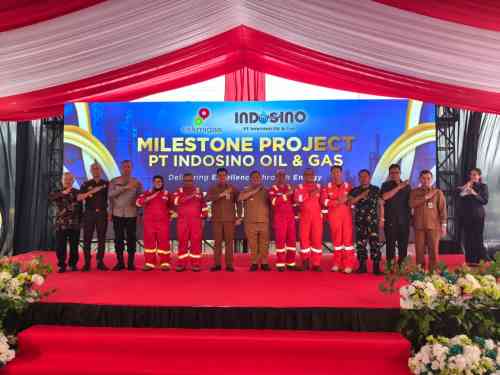 Kasdim 0913/PPU Hadiri Peresmian Gas Perdana Lapangan Karamba WK Wain