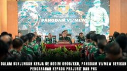 Dalam Kunjungan Kerja ke Kodim 0906/Kkr, Pangdam VI/Mlw Berikan Pengarahan kepada Prajurit dan PNS Dalam Kunjungan Kerja ke Kodim 0906/Kkr, Pangdam VI/Mlw Berikan Pengarahan kepada Prajurit dan PNS