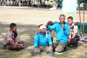 Bentuk Generasi Tangguh, Persami KKRI Kodim 0808/Blitar Bekali Pelajar Materi Bela Negara Hingga Survival