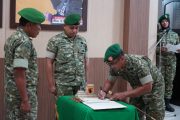 Perkuat Kinerja Satuan, Kodim 0808/Blitar Gelar Upacara Sertijab Danramil Dan Pindah Satuan