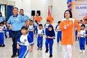 Merangkai Bahagia Dengan Anak-Anak TK Angkasa, Olahraga Bersama HUT Ke-38 Yasarini Penuh Keceriaan di Lanud Sjamsudin Noor