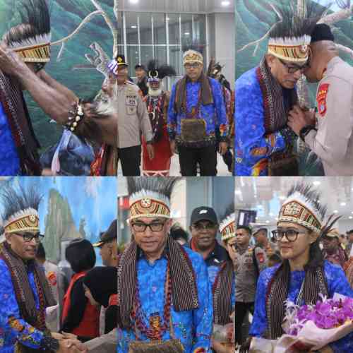 Tiba di Bandara Deo Sorong, Kapolda PBD Awali Kepemimpinan dengan Sambutan Hangat dan Penguatan Sinergi Tiba di Bandara Deo Sorong, Kapolda PBD Awali Kepemimpinan dengan Sambutan Hangat dan Penguatan Sinergi