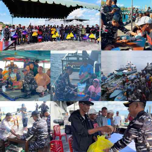 Pengabdian Prajurit Jalasena, Koarmada III Gelar Baksos dan Baktikes di Perairan Dobo dan Lanal Tual Pengabdian Prajurit Jalasena, Koarmada III Gelar Baksos dan Baktikes di Perairan Dobo dan Lanal Tual