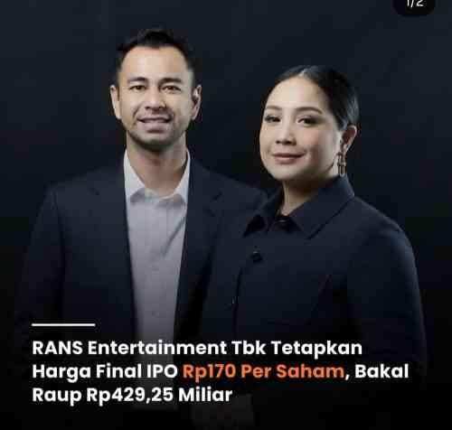 RANS Melantai ke Bursa, Euforia Publik Berhadapan dengan Kalkulasi Investor Profesional
