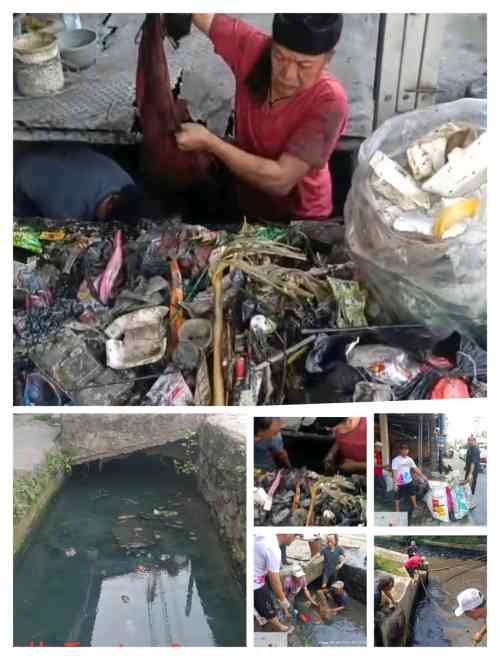 Warga RW 01 Desa Bojong Rangkas Gotong Royong Bersihkan Saluran Air, Cegah Banjir Akibat Penumpukan Sampah