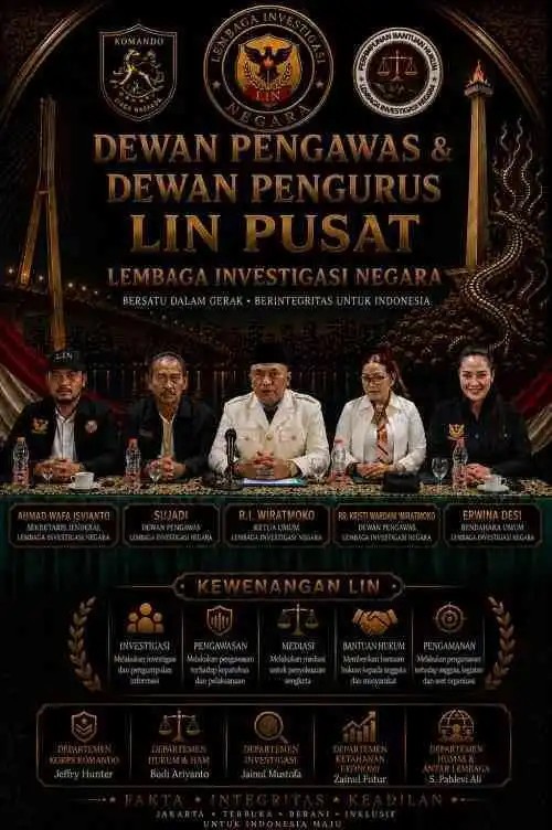 AHU PERUBAHAN LIN HASIL MUBESLUB SURABAYA RESMI TERBIT, DPD Bilang : OKNUM PEMBUAT GADUH HARUS HENTIKAN FITNAH