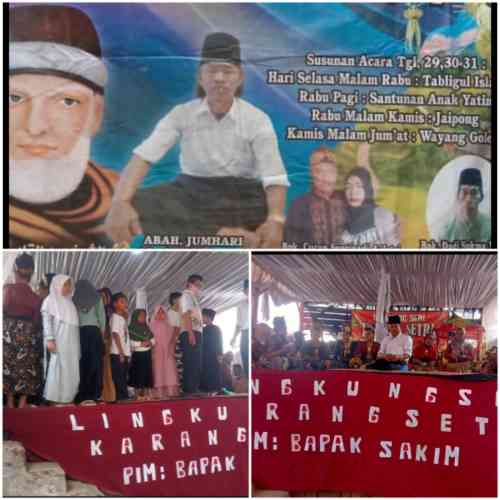 Spektakuler, Seren taun di kesepuhan Pangkal Jaya, Abah Jumhari Nanggung Santuni 1O18 Yatim dari Berbagai wilayah Spektakuler, Seren taun di kesepuhan Pangkal Jaya, Abah Jumhari Nanggung Santuni 1O18 Yatim dari Berbagai wilayah