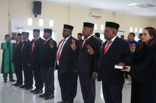 Tujuh PPNS Satpol PP Papua Barat Daya Dilantik Tujuh PPNS Satpol PP Papua Barat Daya Dilantik