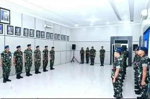 Komandan Lanud Sjamsudin Noor Pimpin Sertijab Kadispers, Tegaskan Pembinaan Personel sebagai Pilar Kekuatan Satuan