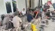 Jalin Kedekatan, Babinsa Babulu Darat Komsos Bersama Brigade Pangan (BP)