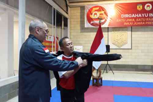 Ketua Umum PP INKAI Laksda TNI Ivan Yulivan lepas Team Karate INKAI ke Kejuaraan Dunia Karate SEAKF di Vietnam Ketua Umum PP INKAI Laksda TNI Ivan Yulivan lepas Team Karate INKAI ke Kejuaraan Dunia Karate SEAKF di Vietnam
