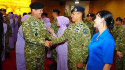 Irjen TNI Pimpin Laporan Korps Kenaikan Pangkat 105 Pati TNI