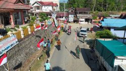 Jelang Perayaan HUT RI Ke-81, Kodim 0913/PPU Ajak Warga Maridan Kibarkan Bendera Merah Putih