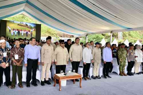 Panglima TNI Hadiri Peresmian Lima Bendungan oleh Presiden RI Panglima TNI Hadiri Peresmian Lima Bendungan oleh Presiden RI