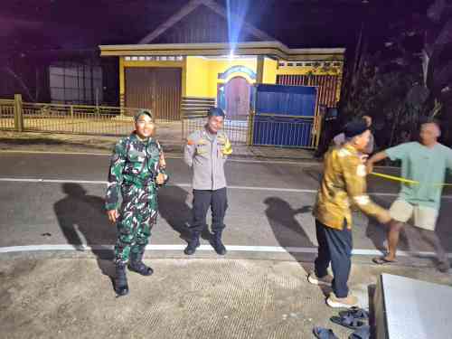 Patroli Malam Babinsa Desa Sidomulyo, Wujud Nyata Pengabdian TNI Menjaga Stabilitas Wilayah