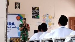 Masa Pengenalan Lingkungan Sekolah (MPLS) ,Babinsa Koramil 0913-03/Babulu Beri Materi Wasbang Pada Siswa Siswi MTs Al-Amin