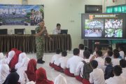 Ilmu Tinggi Tanpa Adab, Ini Penjelasan Dandim 0913/PPU Saat Berikan Motivasi Kepada Siswa Siswi SMPN 21 Penajam