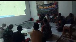 Saksikan Kemenangan Tim Spanyol, Babinsa Koramil 04/Sepaku Gelar Nobar Piala Dunia Bersama Masyarakat