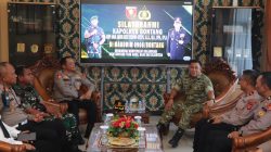 Dandim 0908/Bontang Sambut Kunjungan Silaturahmi Kapolres Bontang, Perkuat Sinergitas TNI-Polri