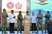 Panglima TNI Dampingi Presiden RI Panen Raya Terpadu TNI, Perkuat Ketahanan Pangan Nasional