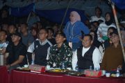 Banjir Hujan dan Doorprize Warnai Nobar Pildun Di Pemkab PPU Bersama Kodim PPU