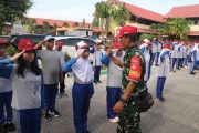 Kodim 0908/Bontang Tanamkan Disiplin dan Perkuat Karakter Generasi Muda Melalui Pelatihan PBB di SD 2 YPK