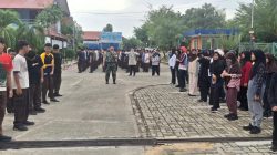Tempa Karakter Generasi Muda, Personel Kodim 0908/Bontang Bekali Siswa dengan PBB dan Wawasan Kebangsaan