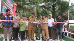 TNI AD Hadir Untuk Rakyat, Jembatan Penghubung Di Kel Lawe-Lawe Resmi Digunakan
