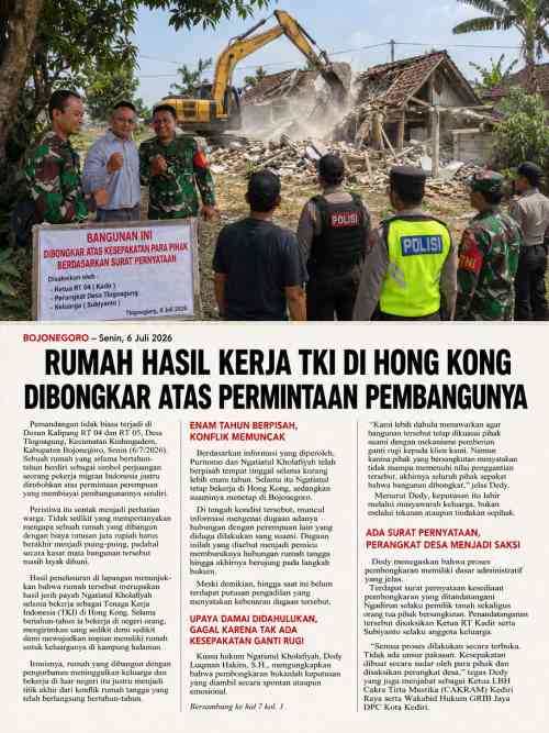 Investigasi: Rumah Ratusan Juta Hasil Perjuangan TKI Berakhir Jadi Puing, Siapa yang Sesungguhnya Berhak? Investigasi: Rumah Ratusan Juta Hasil Perjuangan TKI Berakhir Jadi Puing, Siapa yang Sesungguhnya Berhak?