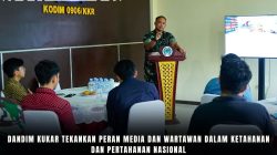 Dandim Kukar Tekankan Peran Media dan Wartawan dalam Ketahanan dan Pertahanan Nasional Dandim Kukar Tekankan Peran Media dan Wartawan dalam Ketahanan dan Pertahanan Nasional