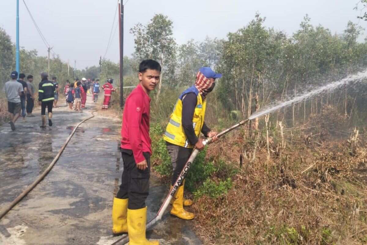 Perkuatan Penanganan Karhutla di Kalimantan oleh Kementerian PUPR