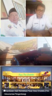 Pasar Desa Cimalaka Dibangun Pedagang, Pembeli Serta Masyarakat, Di Pastikan Bakal Nyamam Antara Penjual Dan Pembeli