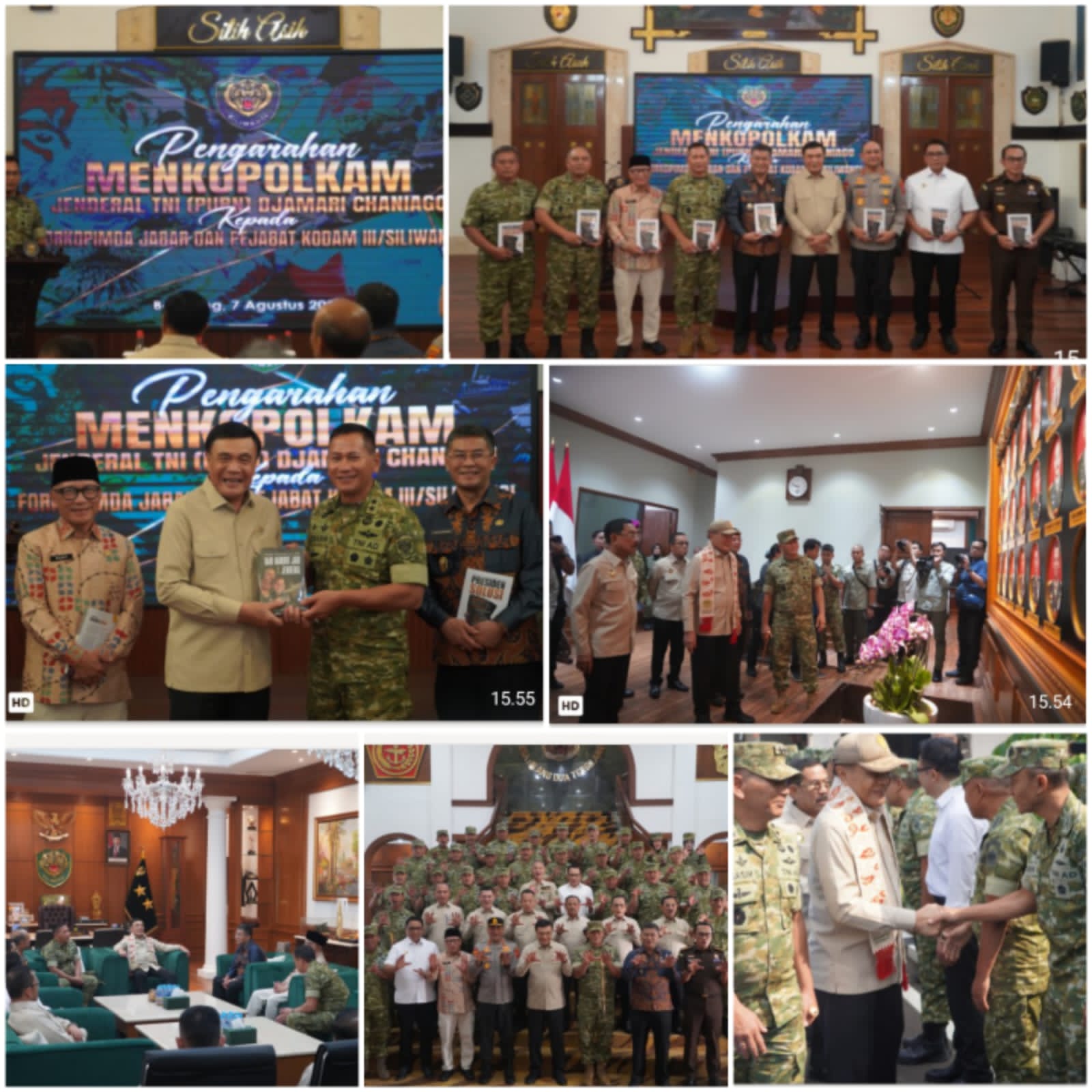 Menkopolkam Kunjungi Makodam III/Siliwangu, Pangdam Tegaskan Komitmen Perkuat SINERGI Menjaga Stabilitas Nasional Menkopolkam Kunjungi Makodam III/Siliwangu, Pangdam Tegaskan Komitmen Perkuat SINERGI Menjaga Stabilitas Nasional