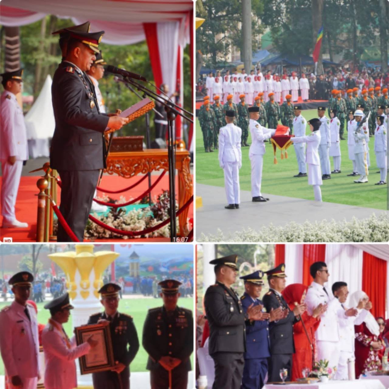 Kapolresta Bandung Hadiri Upacara HUT ke-81 RI di Lapangan Upakarti Kapolresta Bandung Hadiri Upacara HUT ke-81 RI di Lapangan Upakarti