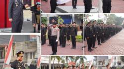 Polresta Bandung Gelar Upacara HUT ke-81 RI, Kapolresta Pimpin Upacara di Lapangan Mapolresta