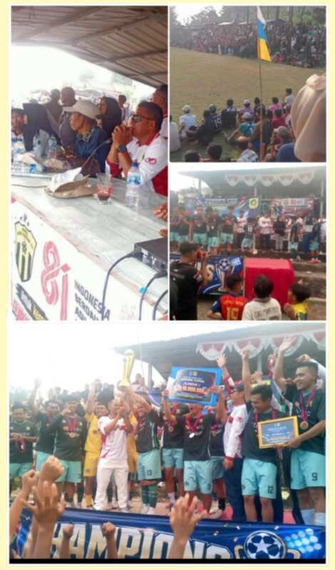 Ribuan Masyarakat Bludak Antusias, Memadati Lapangan Desa Bantar Karet, Menyaksikan Pertandingan Final Antara klub Garesi AFC vs Aremsi FC