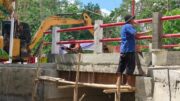 Tinggal 5 %  ,Jembatan Garuda Koramil Sepaku Penghubung Binuang dan Pemaluan Clear