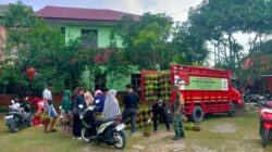 Yakinkan Aman dan Tertib, Babinsa Koramil Penajam Kawal Bazar Murah